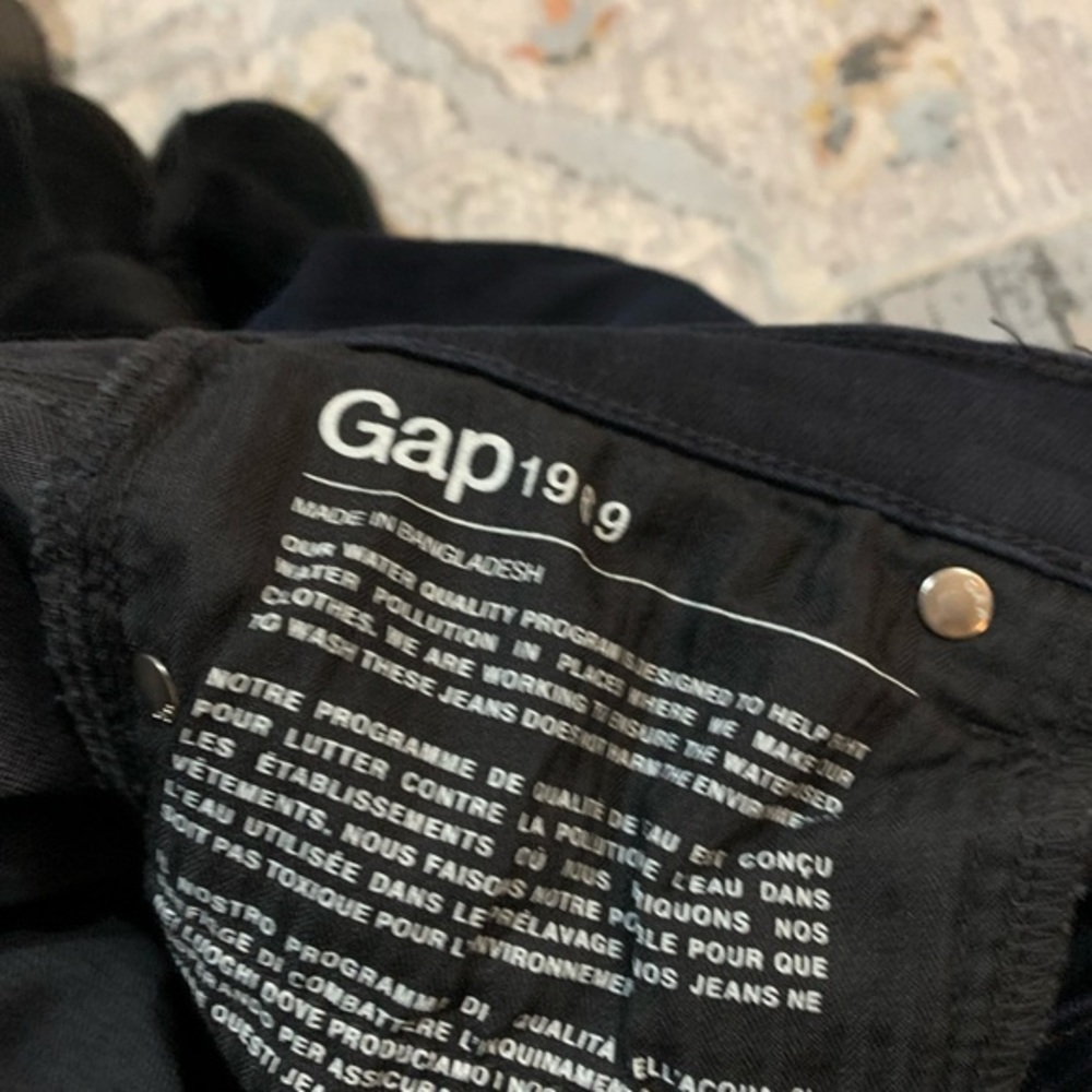 Gap Resolution Slim Straight Women’s Black Jeans Size 27 Tall - Picture 5 of 8
